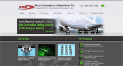 Desktop Screenshot of pacificmagnetic.com